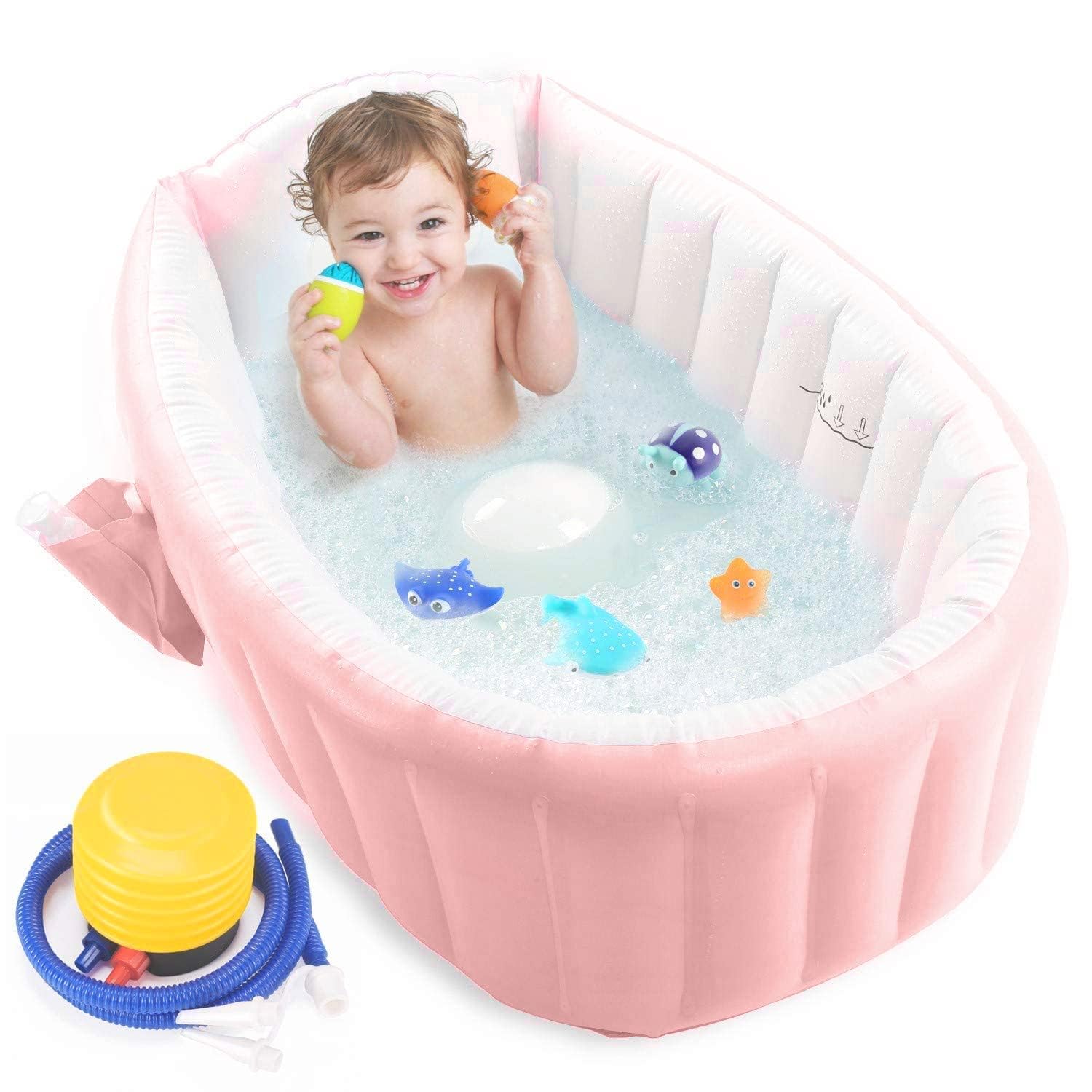 Inflatable Baby Bath Tub - Safe & Fun for Babies -4 Inflatable Baby Bath Tub - Safe & Fun for Babies -4