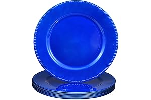 uxcell Blue Chargers for Dinner Plates