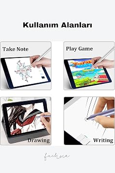 Fuchsia MatePad 11.5 Uyumlu Dokunmatik Ekran Uyumlu 2 in 1 Tablet Kalemi