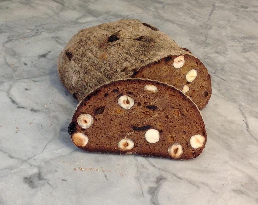 Black Rooster Baltic Rye with Fruit and Nuts - Two 2.5 lb loaves