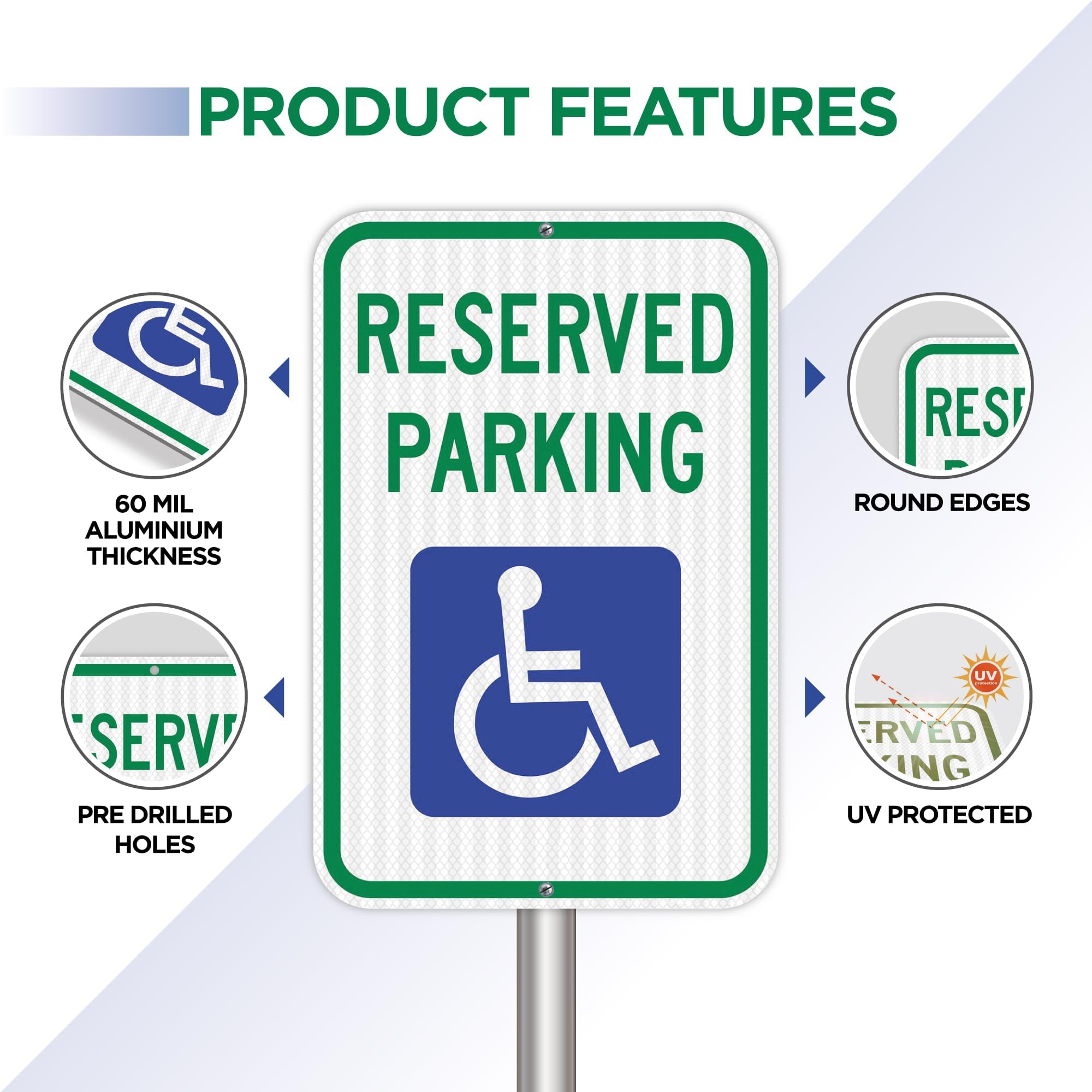 Señal de estacionamiento reservado