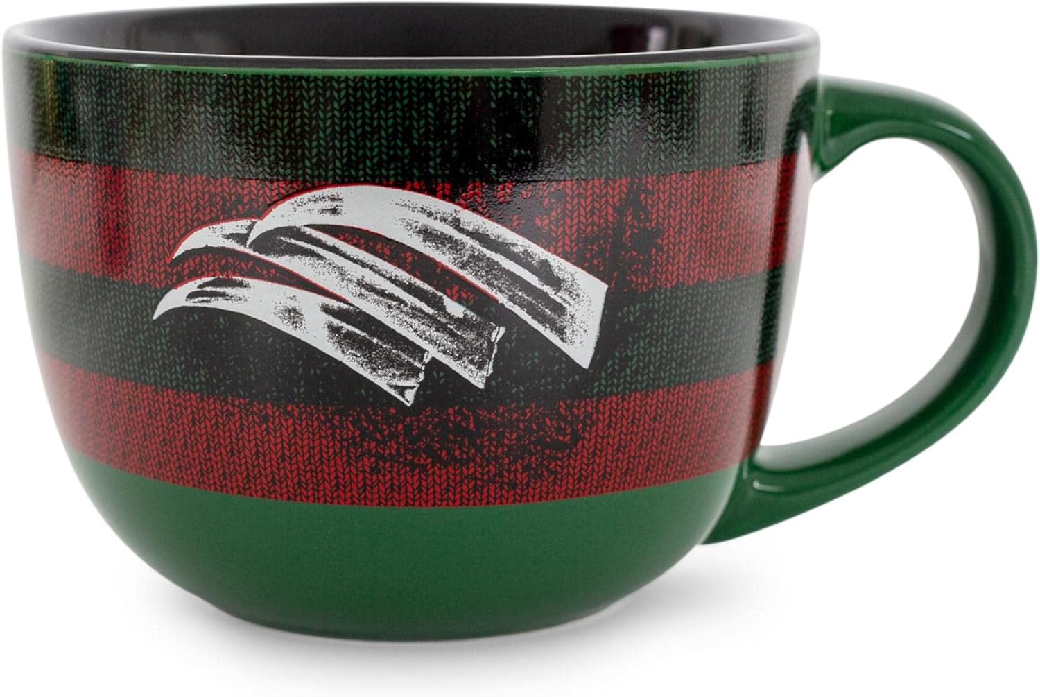 A Nightmare on Elm Street Freddy Krueger Sweater Claws Ceramic Soup Mug | 24-Ounce Bowl For Ice Cream, Cereal, Oatmeal | Large Coffee Cup For Espresso, Caffeine | Horror Movie Gifts and Collectibles - Image 3