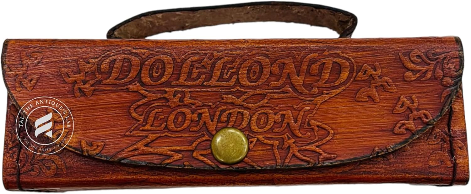 TAL The Antique's Lab Brass Nautical Antique Telescope/Spyglass Replica with Glass Optics, Extendable to 16 inches, in Leather Box - Decorative Pure Brass Scope