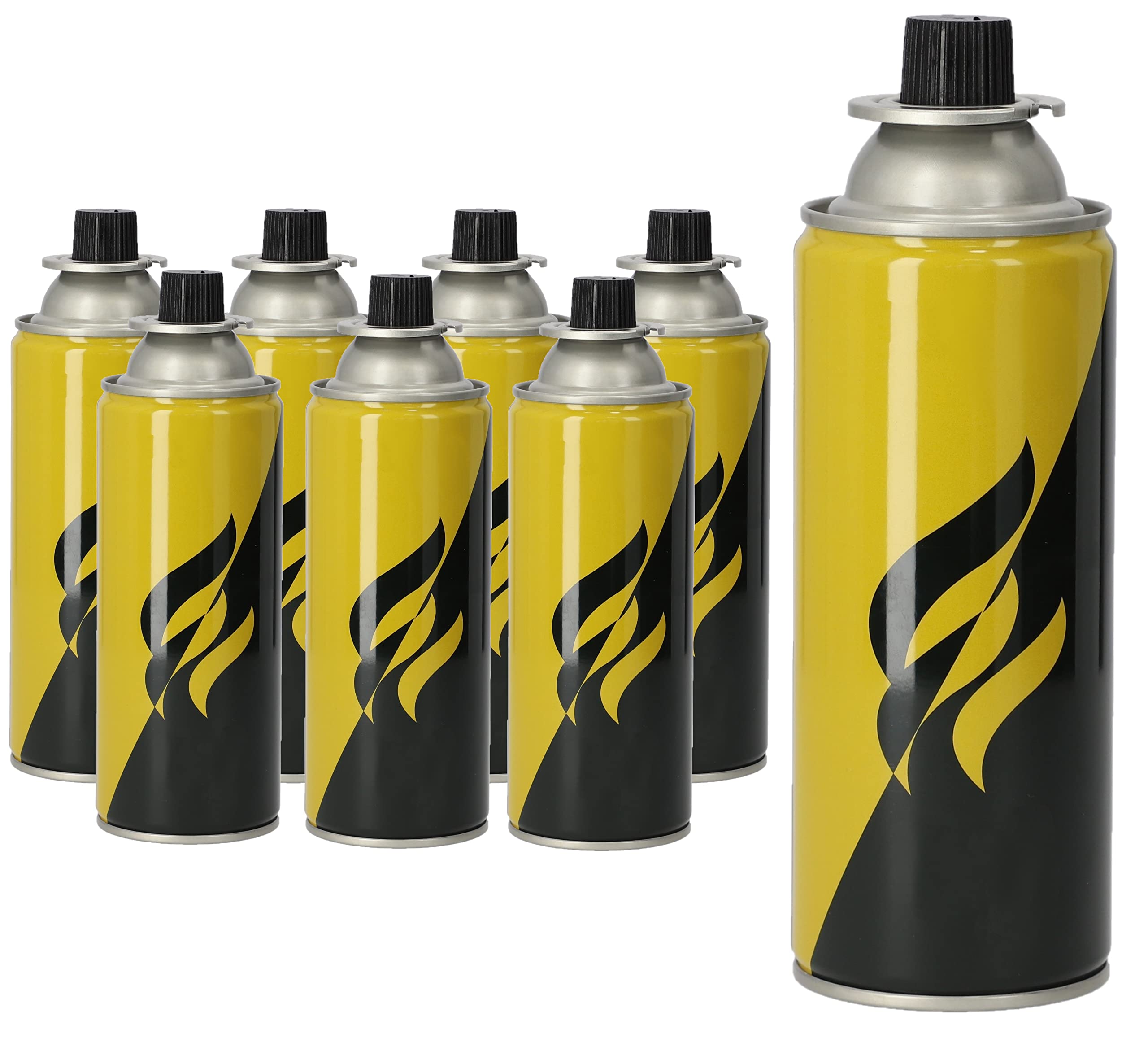 KOTARBAU® 8 x Cartuchos de Gas butano de 227 g, Recambio de Gas para Camping, hornillos, quemadores, Bombonas de Recarga, Cartuchos de Gas, 8unidades
