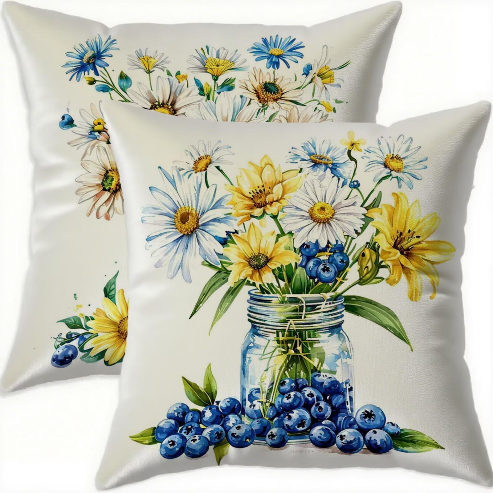 Housse de coussin 70x70cm lavable et imperméable contre les taches