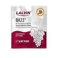 Vista 3 de Lalvin QA23 Levadura de vino (paquete de 5) - Hacer Mead de Sidra de Vino Kombucha en casa - 0.18 oz Sachets - Saccharomyces cerevisiae - Vendido