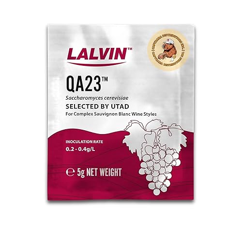 Miniatura 3 de Lalvin QA23 Levadura de vino (paquete de 5) - Hacer Mead de Sidra de Vino Kombucha en casa - 0.18 oz Sachets - Saccharomyces cerevisiae - Vendido