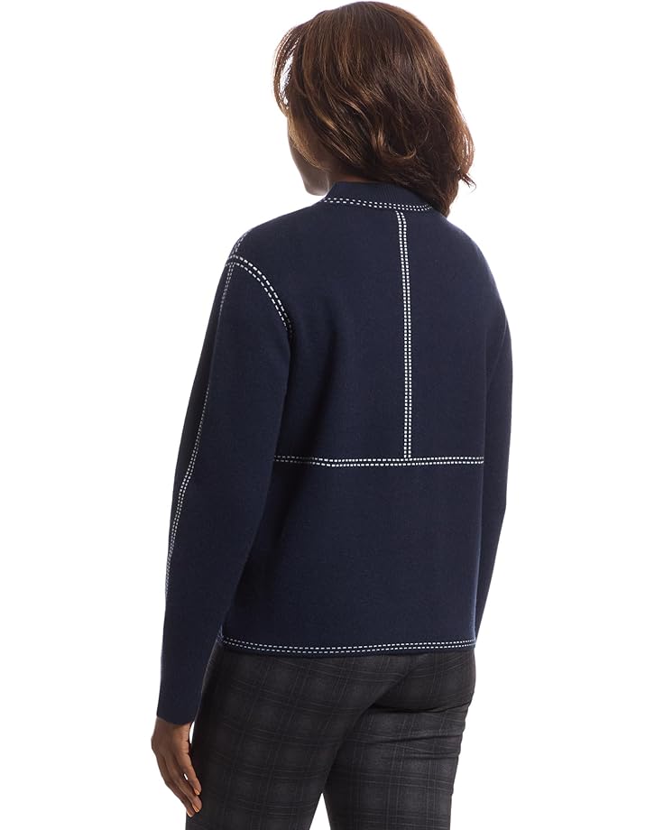 Elliott Lauren Stitch Perfect - Snap Closure Bomber Style Sweater - #3 of 5