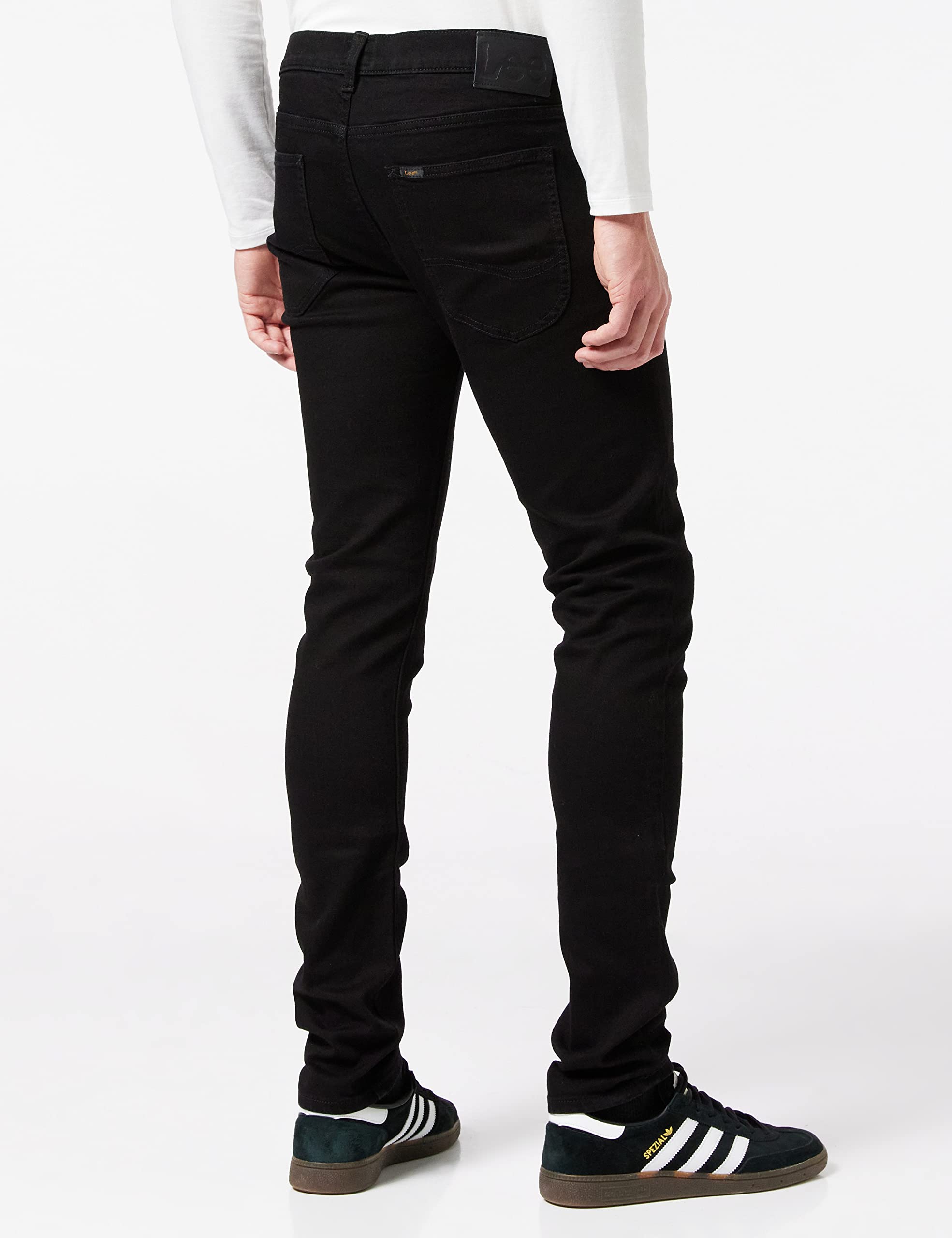 Lee LUKE Dżins Mężczyźni, Black Clean Black, 34W / 32L