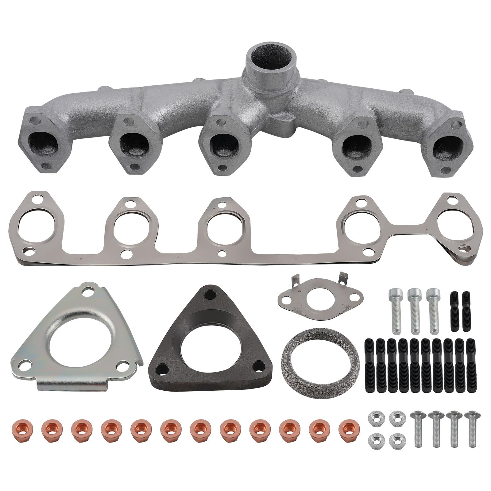 maXpeedingrods Abgaskrümmer for VW Transporter V T5 2.5 TDI 070253031F Dichtungsatz Diesel