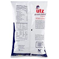Vista 2 de UTZ Patatas fritas originales sin sal añadidas 9.5 onzas (4 bolsas)