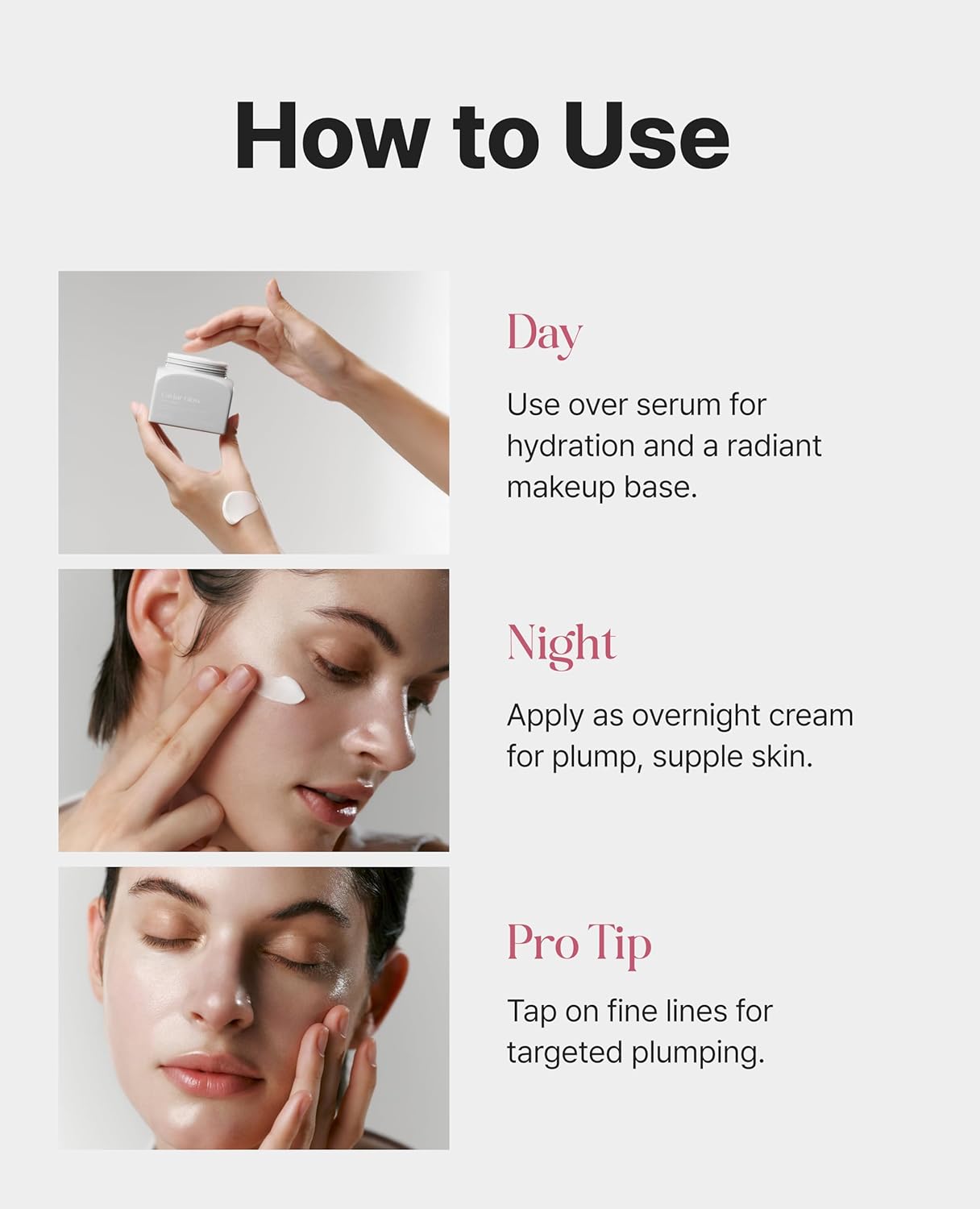 Delere Caviar Glow Dewy Cream | Hydrating Caviar Collagen Cream | Korean Hyaluronic Acid Moisturizer for Radiant Glass Skin, 1.7oz - Image 9