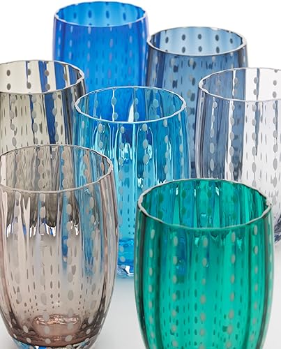 Miniatura 4 de Zafferano Perle Beverage AzulGris (juego de 2)