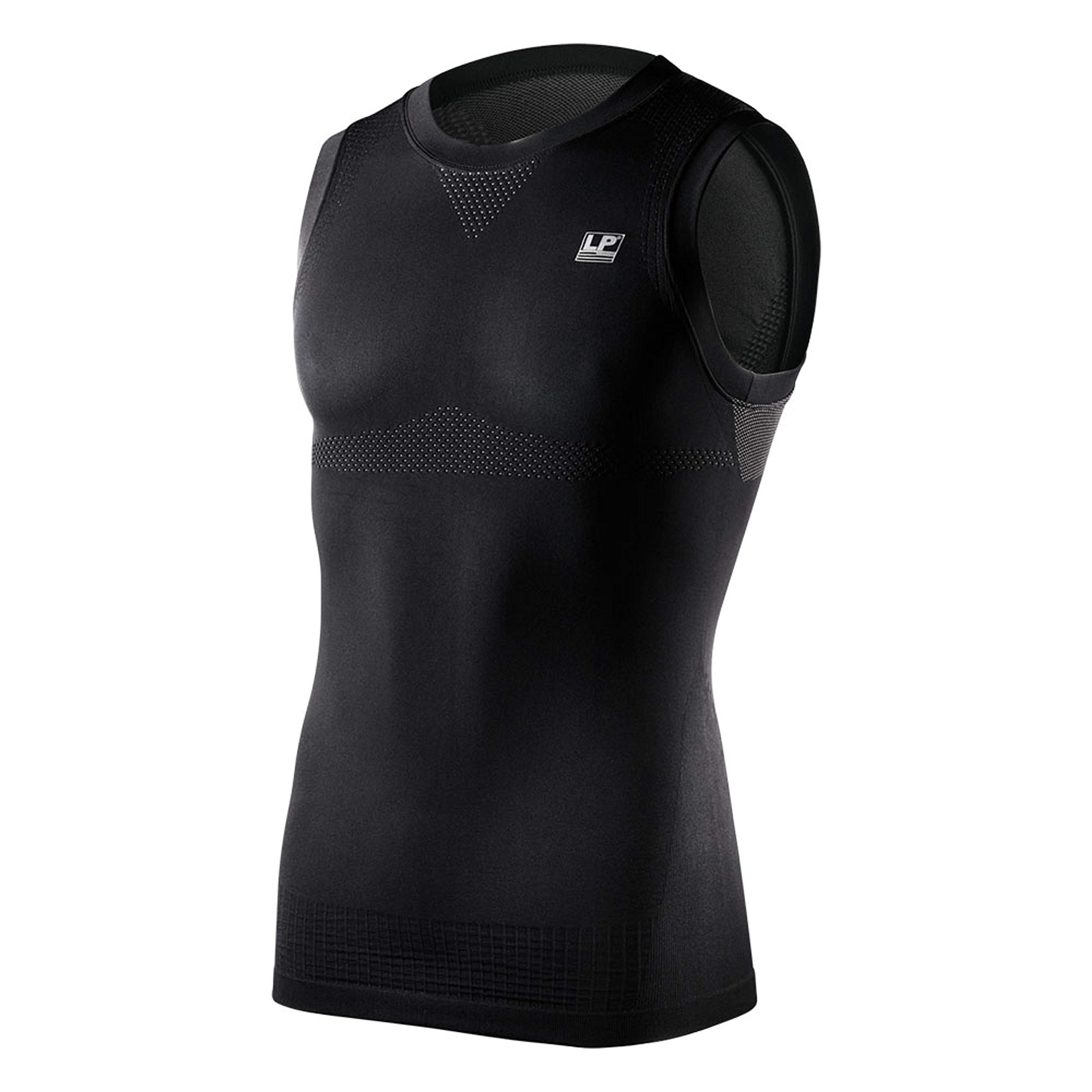 LP Support 234Z Waist Support Compression Top, Black