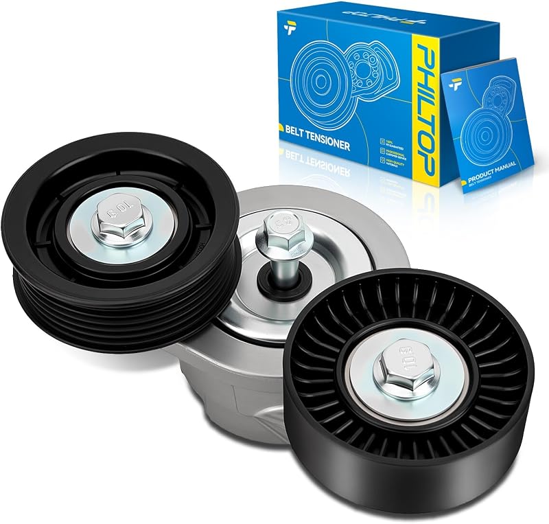 Tensionador da correia dentada PHILTOP com polia de 76 mm para Jeep Liberty 3.7L 2002–2012
