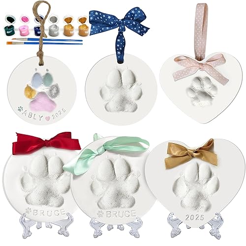 MYPAWLETS Dog or Cat Pawprints Keepsake Kit,Make 3 Clay Paw
