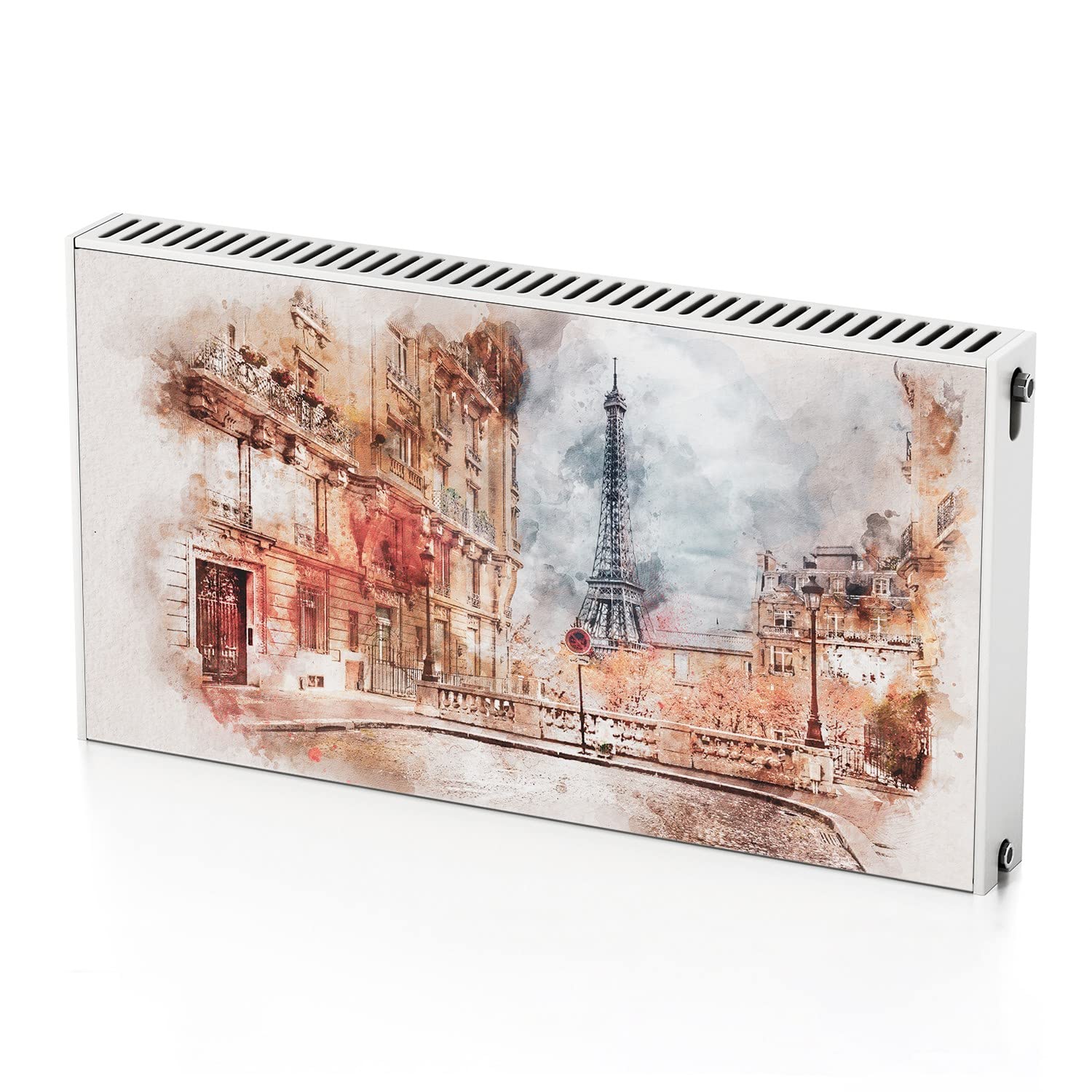 Autocollant de radiateur Paris décor magnétique 110x60 cm pour habillage de chauffage