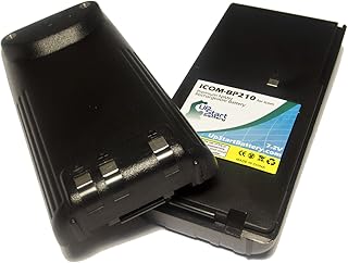 2 Pack Replacement for Icom BP-210N Battery - Compatible with Icom BP-210 Two-Way Radio Battery (1600mAh, 7.2V, NI-MH)