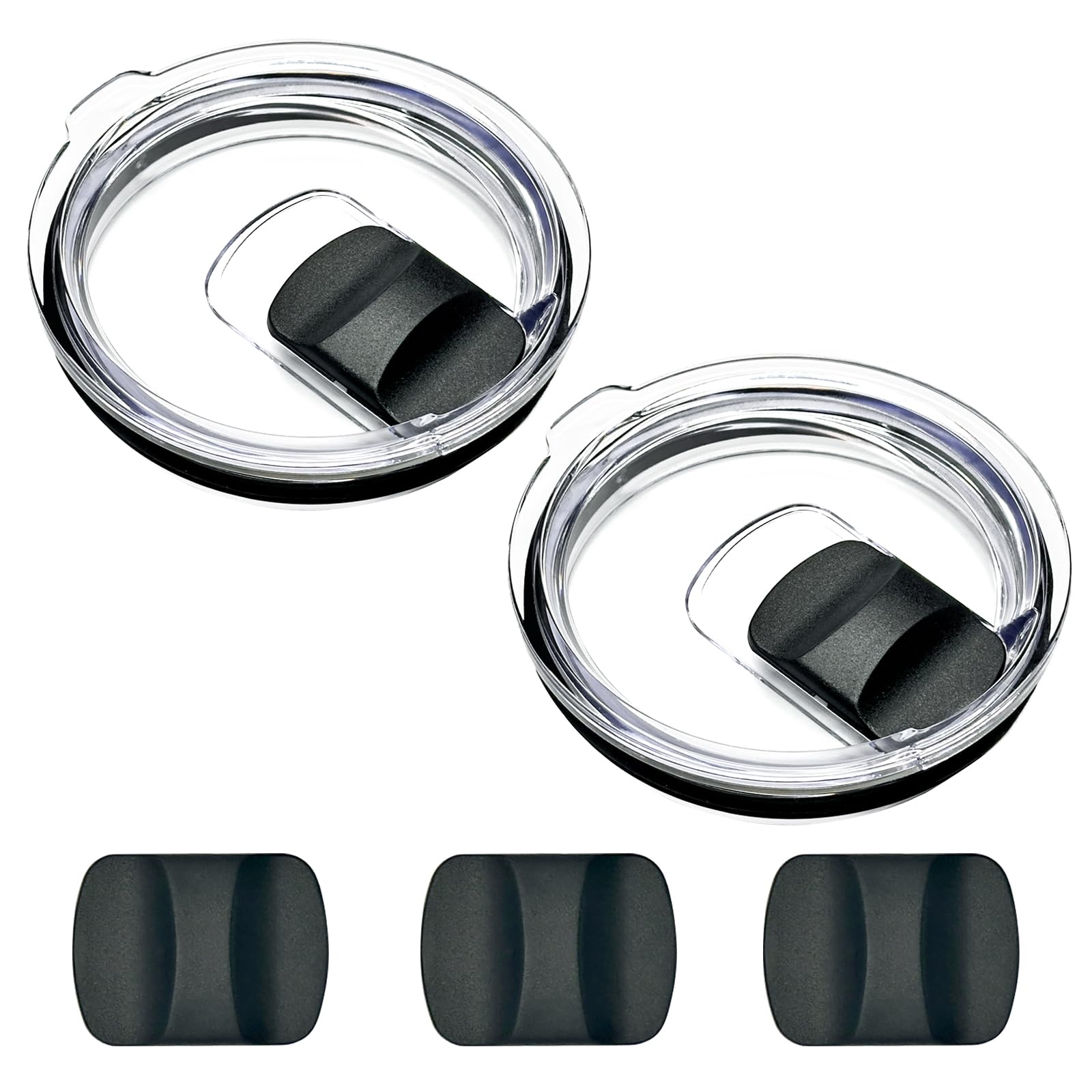 3 Pack 30 Oz Tumbler Lid, Magnetic Slider Replacement Lids