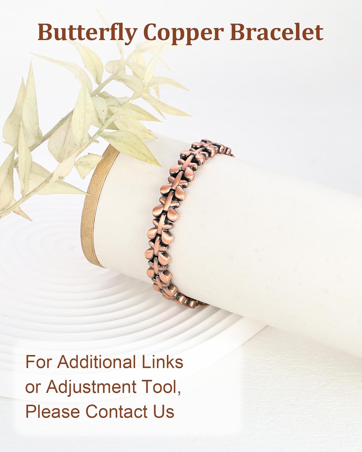 BioMag 99.99% Copper Bracelets for Women, Magnetic Bracelets with 3500 Gauss Neodymium Magnets with Adjustable Sizing Tool & Jewelry Box - Image 4