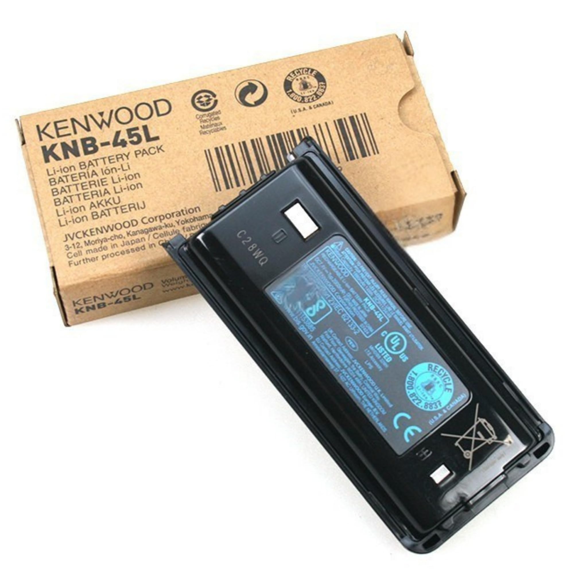 Kenwood Batería de Iones de Litio para TK-​2202E2, TK-​3201, TK-​3301, TK-​2302E (2000 mAh)