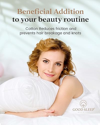 Miniatura 9 de Juego de 4 fundas de almohada tamaño Queen estándar, 800 hilos, 100% algodón egipcio, ideales para el cuidado del cabello y la piel, fundas de