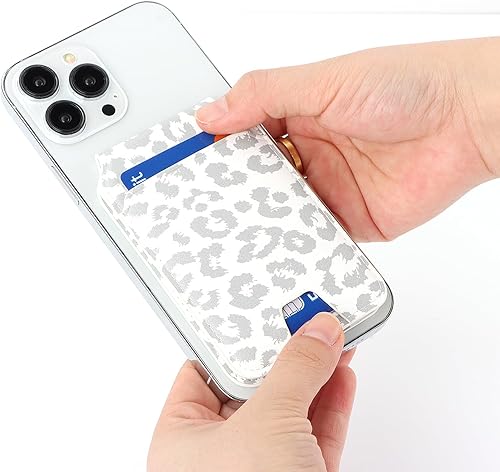 Miniatura 4 de Cavor Compatible con Magsafe - Cartera magnética para iPhone 1716 Pro Max14 Pro1514 Plus1312 MagSafe, crédito para iPhone 151312, color blanco