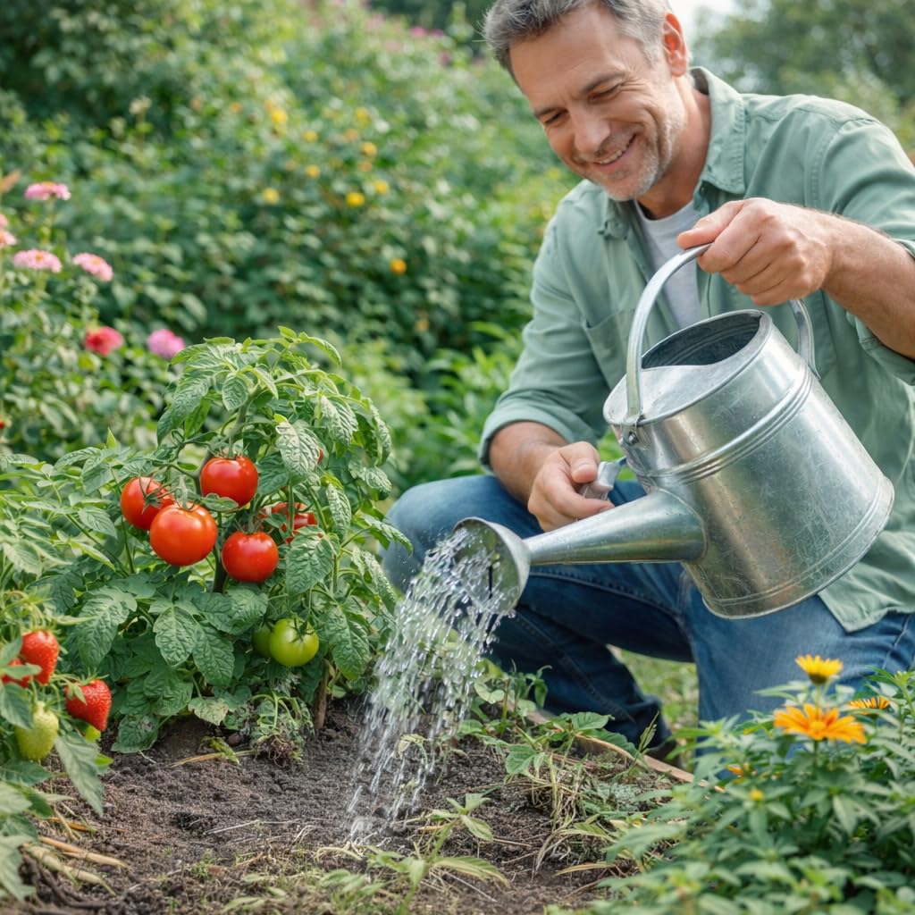 GiDeli Kaliumnitrat 25kg - Ein Universaldünger, Ideal für Blumen, Obstpflanzen und Zierpflanzen - 1 kg Dünger Reicht für 60 m² - Pflanzendünger, der die Immunität und das Wachstum verbessert