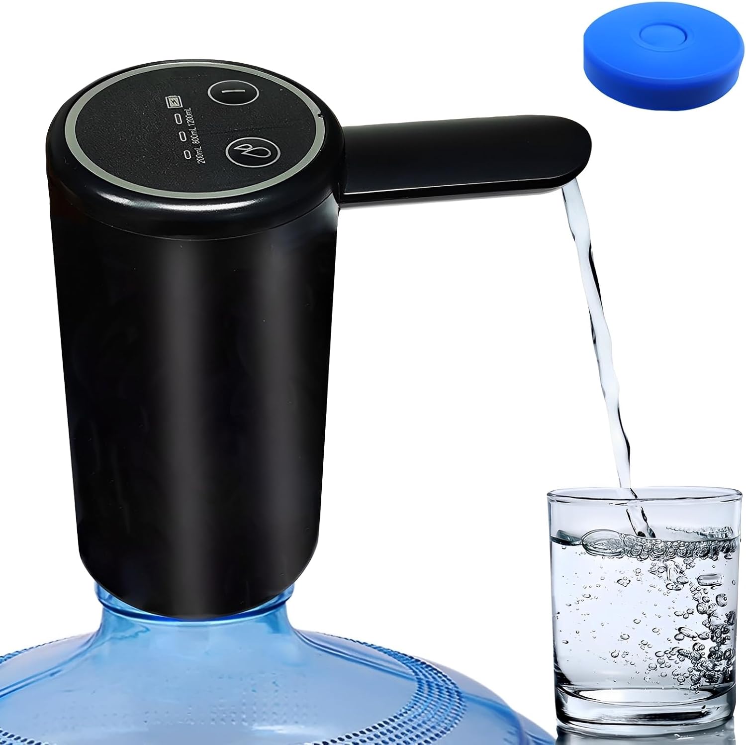 Electric 5 Gallon Water Dispenser: Portable Automatic Drinking Water Bottle Pump – Smart Water Jug Pump with USB Rechargeable for Home Camping