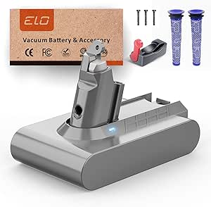 POWTREE 7000mAh Replacement Battery For Dyson V6 Vacuums – Fits SV04, SV05, DC58, DC59 Models