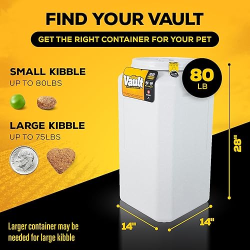 Miniatura 2 de Gamma2 Vittles Vault Contenedores de almacenamiento de alimentos para mascotas, contenedor sellado de almacenamiento de alimentos para perros