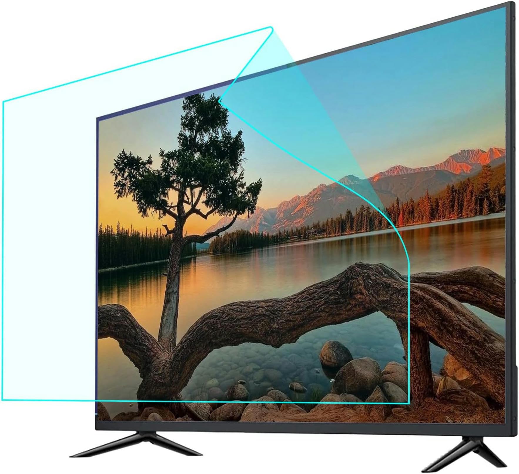 Bloque les reflets éblouissants de la télévision avec le film anti-UV