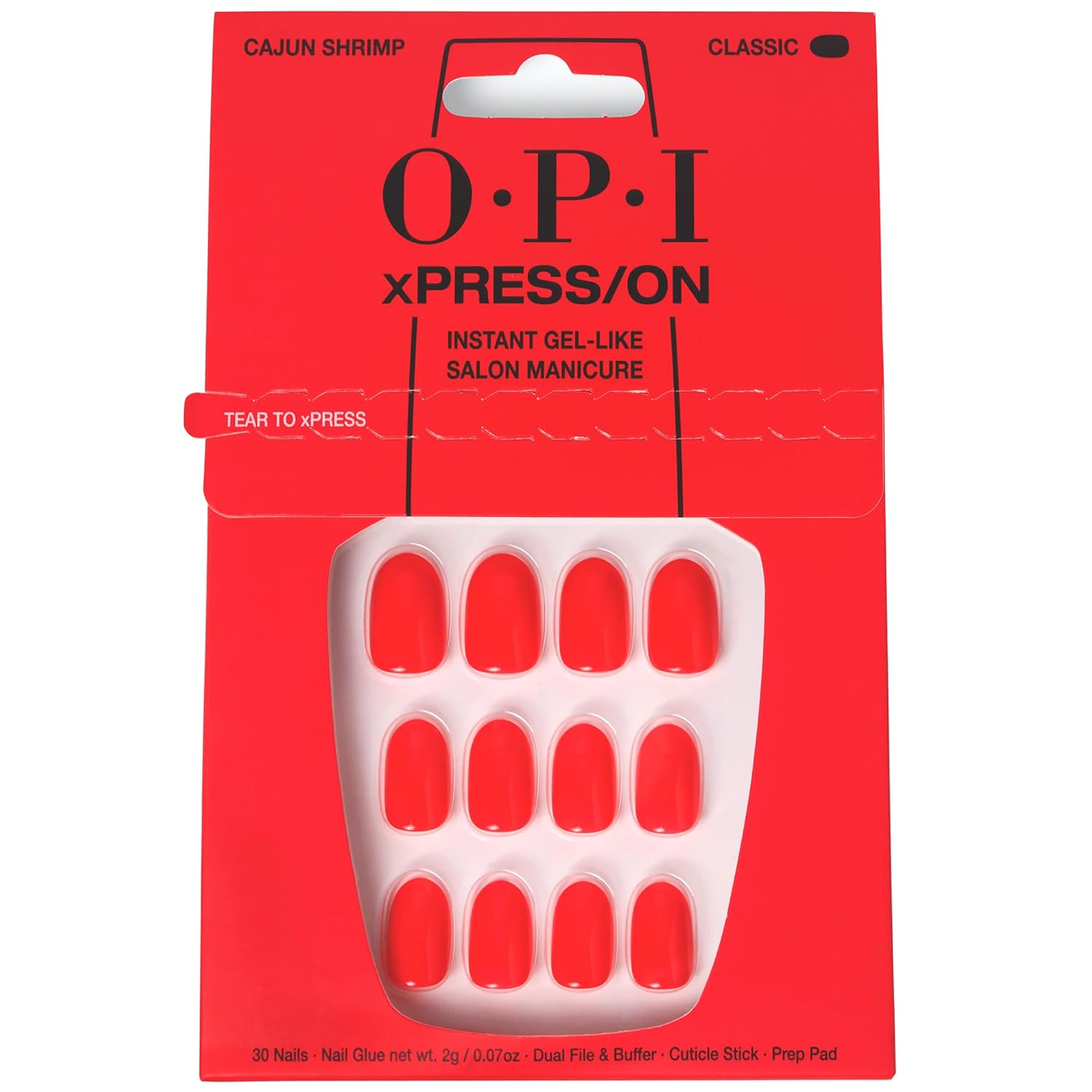 OPI xPRESS/ON Press On Nails, Up to 14 Days of Wear, Gel