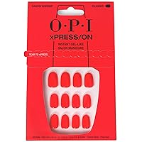 Vista 23 de OPI xPRESS/ON Press on Nails Short Round Classic, Long Almond & Coffin Shape Press-On Professional Nail Art Kit