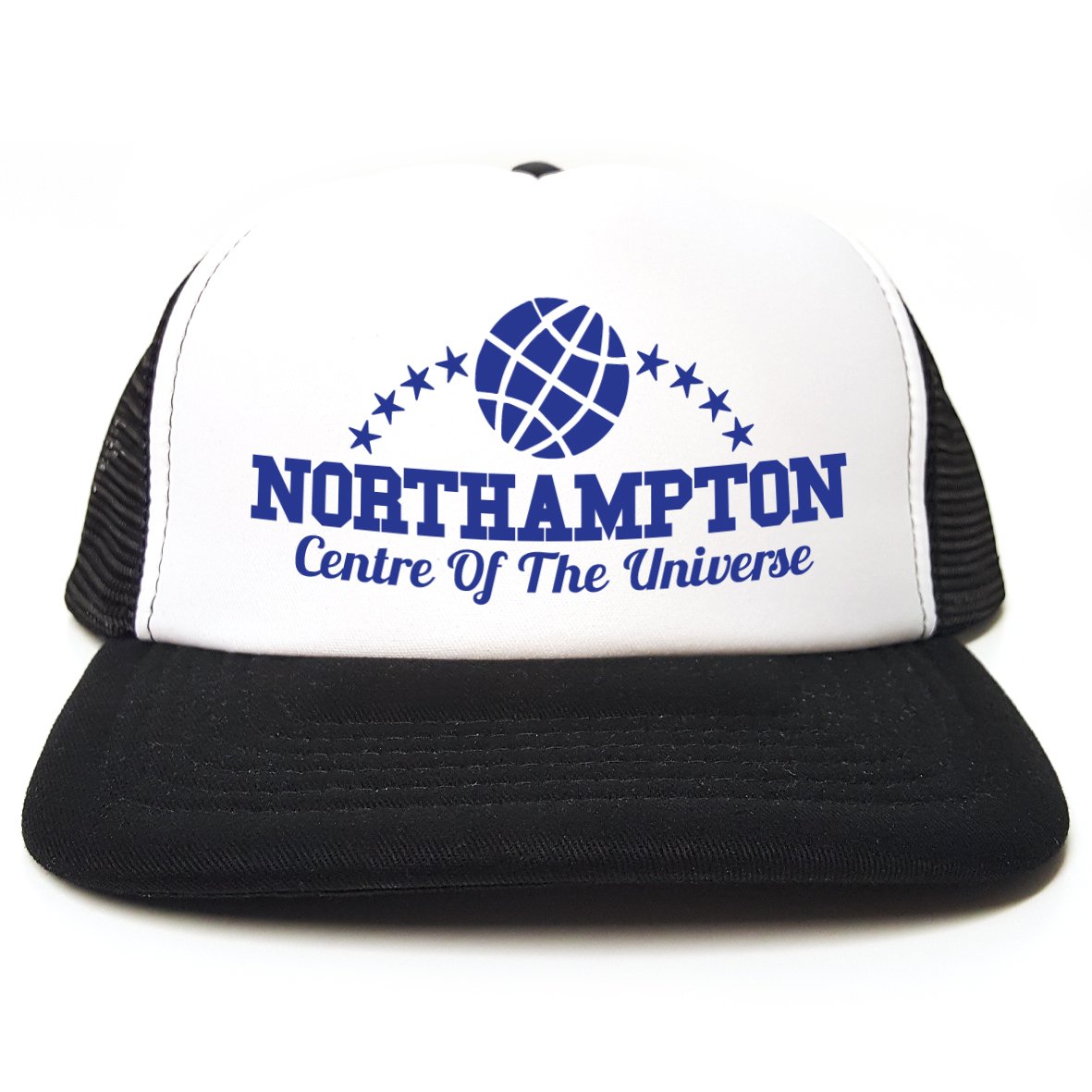 Rocket Fuel Clothing Black Rocket Fuel 'Northampton - Centre Of The Universe' Funny Printed Trucker Cap
