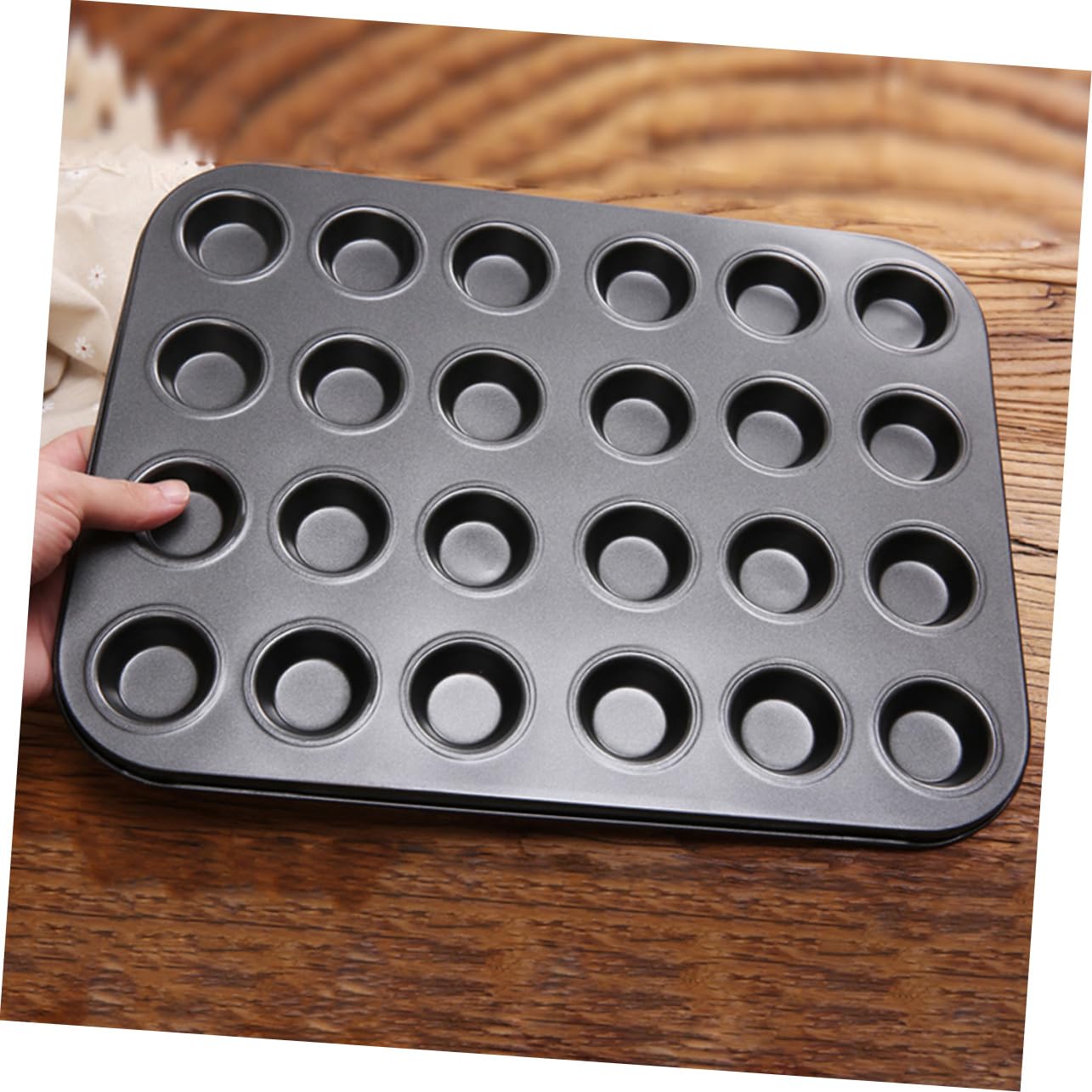 COLLBATH 2stücke Wiederverwendbare Muffinformen Antihaft Backformen Kuchen Muffins Und Eiswürfel Praktische Küchenhelfer Mit Fächern Für Kreative Desserts