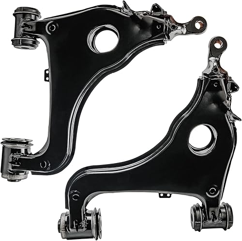 Miniatura 3 de Detroit Axle - Kit de brazos de control delantero RWD para Mercedes-Benz E320 E420 E430 E300 E55 AMG, 2 brazos de control inferiores 2 rótulas de