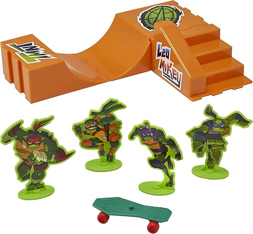Miniatura 2 de DecoSet® Teenage Mutant Ninja Turtles TMNT-RISE UP! Decoración para tartas, 6 piezas de decoración de cumpleaños para pasteles y cupcakes, sorprende