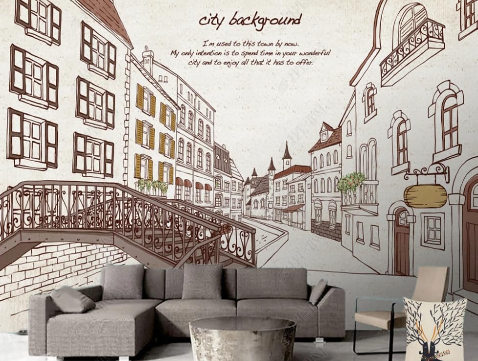 Papier peint panoramique intissé poster géant mural 350x256 pour déco chambre et salon