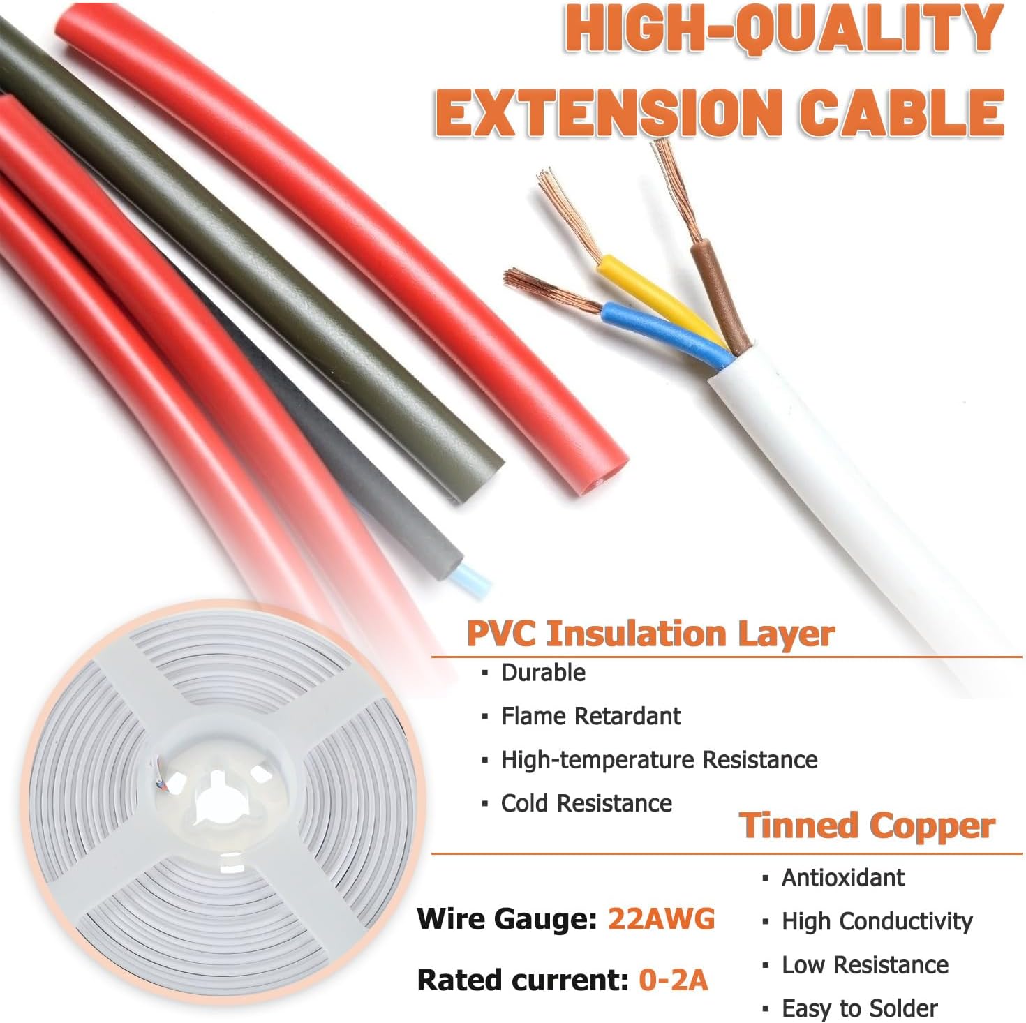 5PIN 10MM LED Strip Connector Lights Adapter,10 Pack,with 5M Cable | Lighting Connectors Clear Unwired Gapless Track Lighting Connector