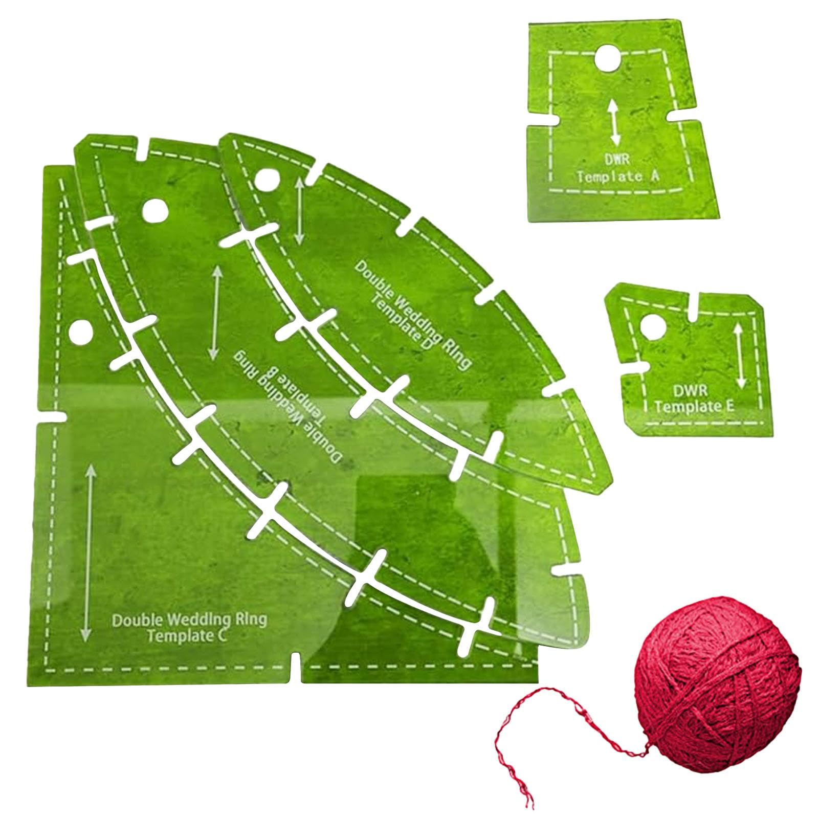 Produktbild von Nähschablonen, Quilt Lineal Vorlagen, Quiltmuster Werkzeuge, Quilt Lineal Sets, Nähschablonen Set, Acryl Design Schnittmuster Werkzeuge Für