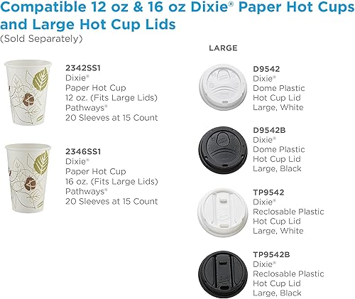 Miniatura 4 de Dixie Pathways - Vasos calientes de papel, 16 onzas