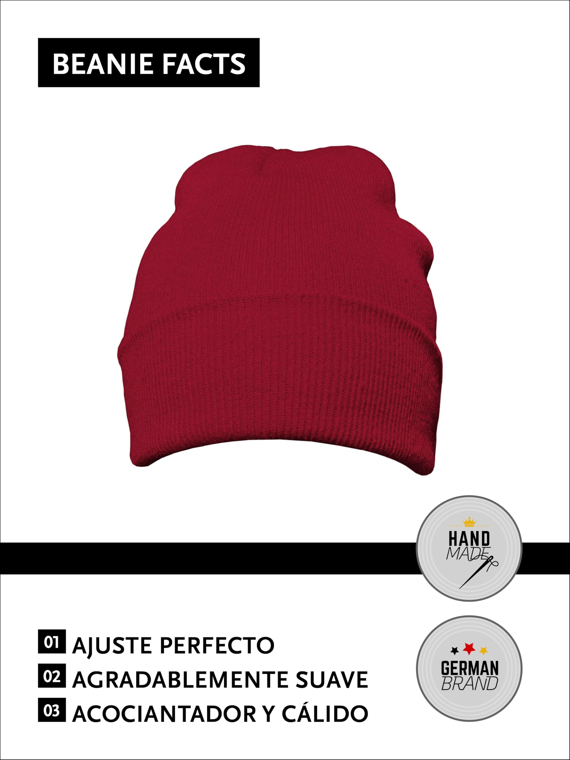 DonDon Gorro hombre Gorro mujer Gorro de invierno Beanie Diseño clásico