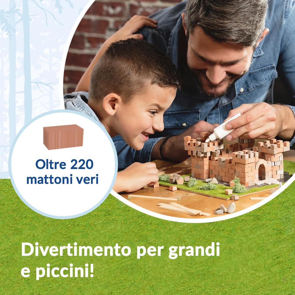 Brick Trick- Trefl Casa della Foresta/Forest House – Costruisci, ECO Blocchi 220 Mattoni, per gli Appassionati di Costruzione, Kit Creativo per Bambini dai 6 Anni
