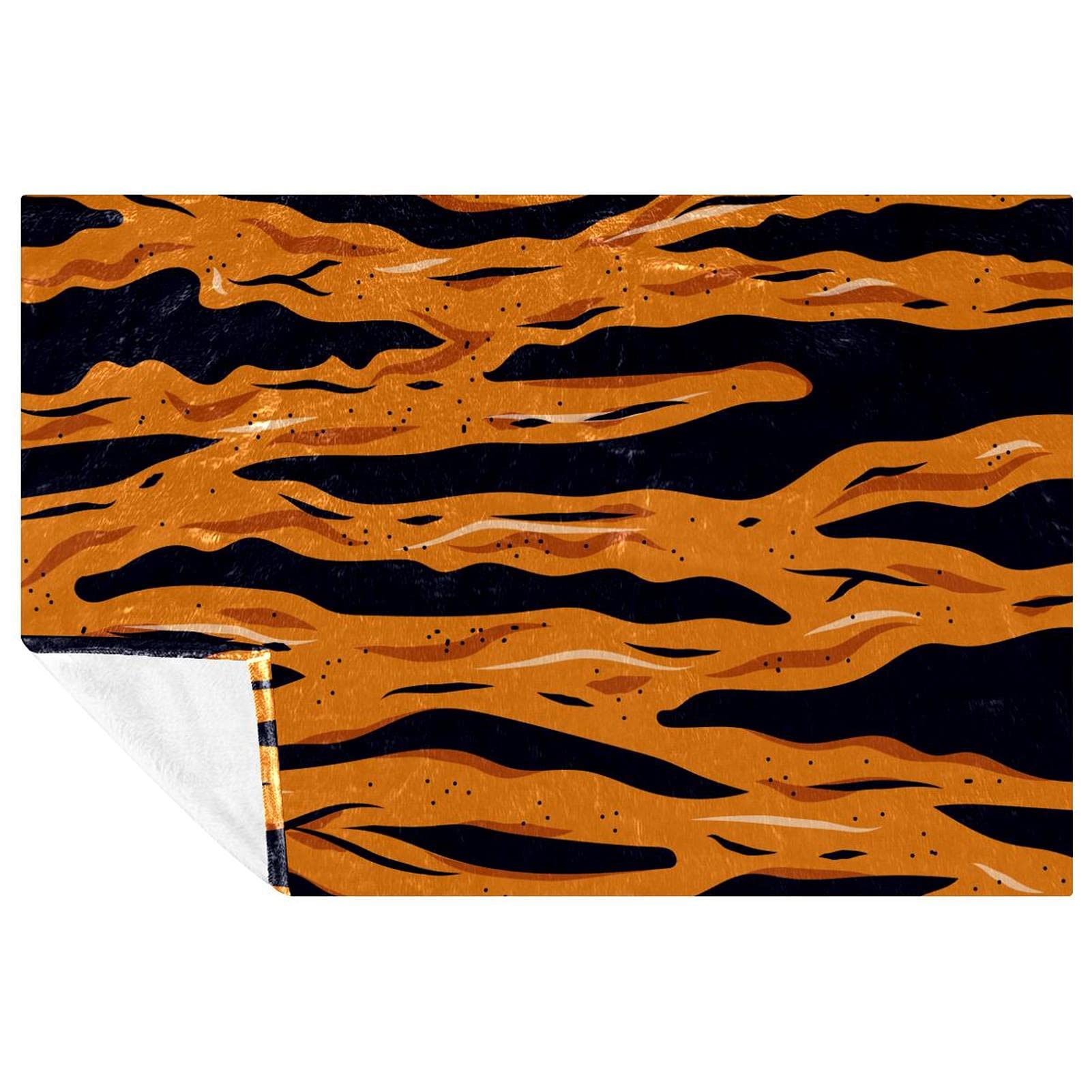 Couverture tigre de pique-nique et camping, plaid de plage transportable