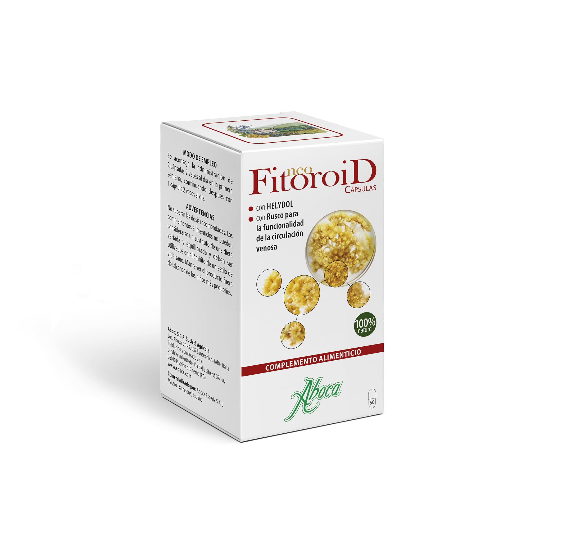 Aboca Neofitoroid Cápsulas - frasco de 50 cápsulas