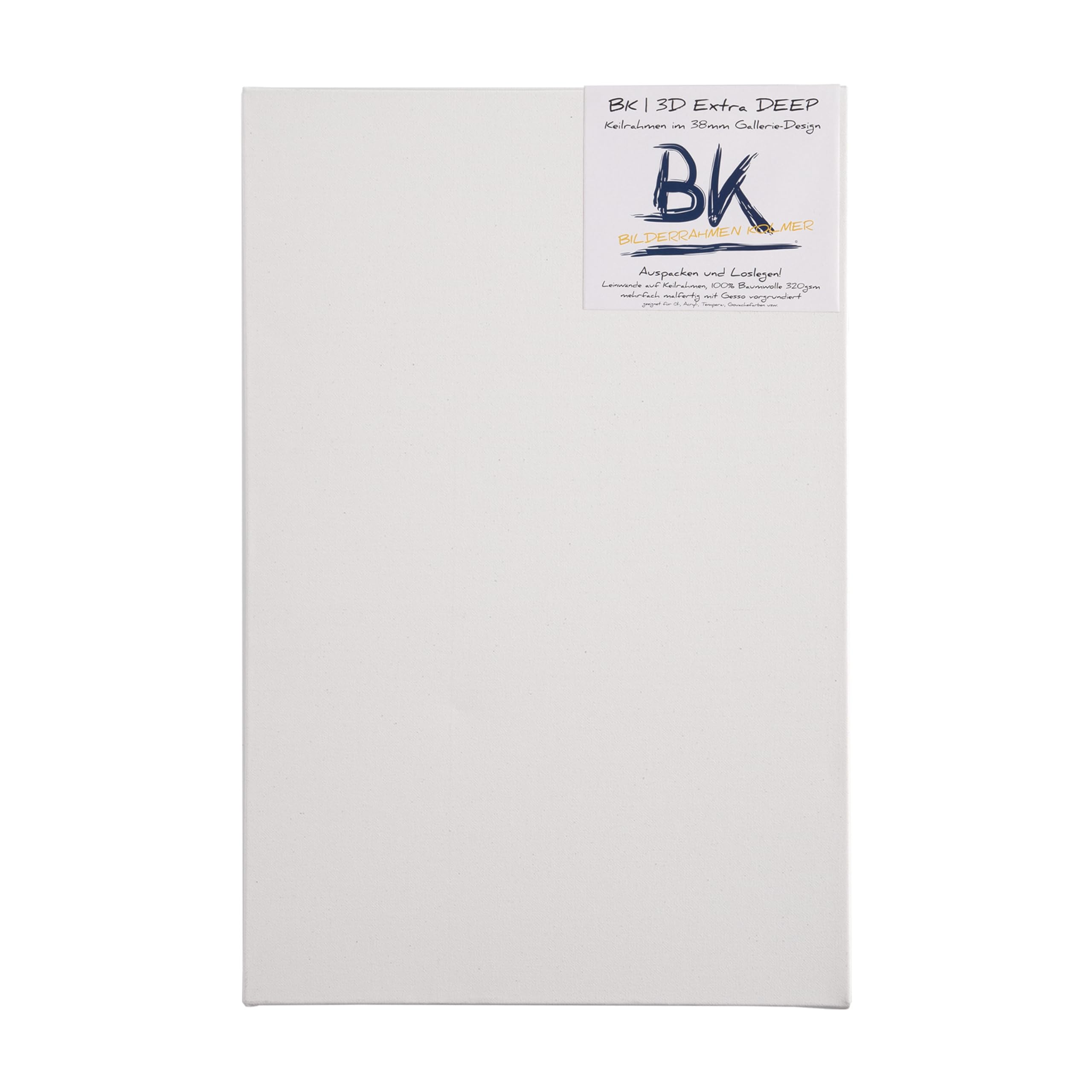 4 Toiles B.K. Deep Edge | 70x100 cm | sur Chassis, Pur Coton