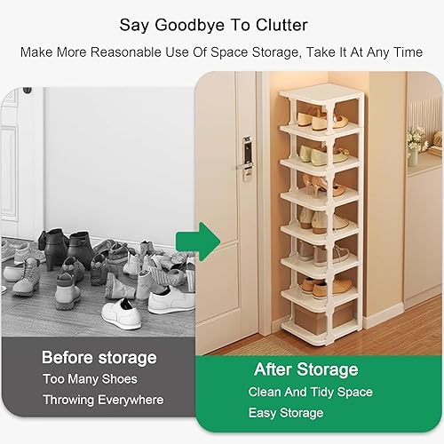 Miniatura 5 de Zapatero para entrada, zapatero independiente, zapatero moderno, zapatero para armario, sala de estar, entrada, dormitorio, oficina, mantiene tu