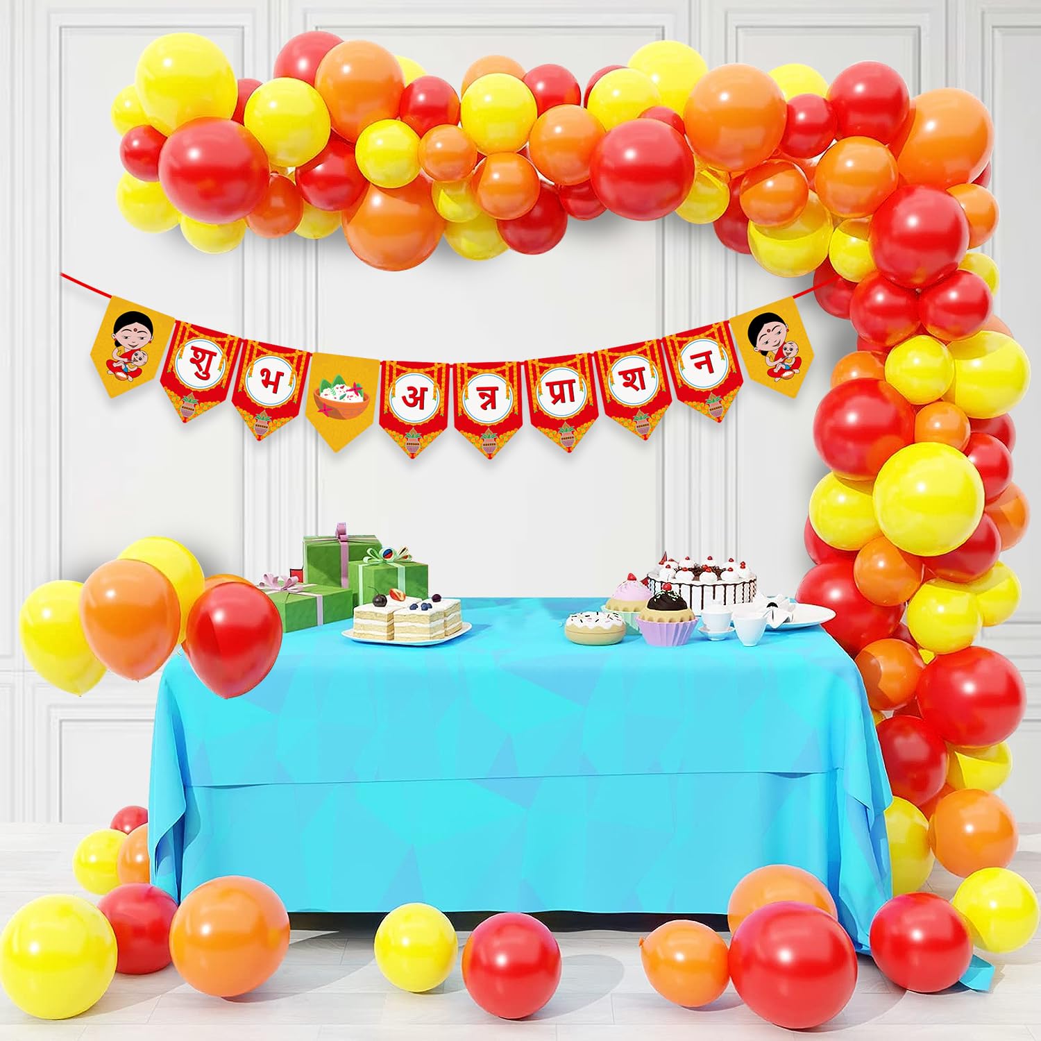 Party Propz Annaprasana Decoration Items51Pcs Rice Ceremony