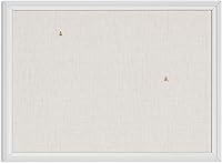 Vista 8 de U Brands - Tablero de anuncios de lino y corcho, 20 x 30 pulgadas, marco de madera blanco (2074U00-01)